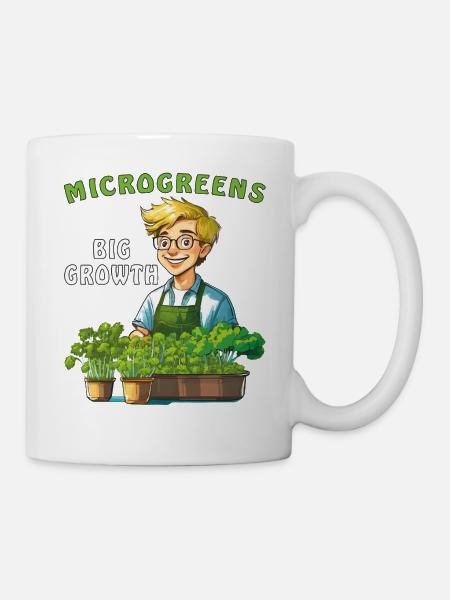 MICROGREENS BIG GROWTH - Tasse - Weiß