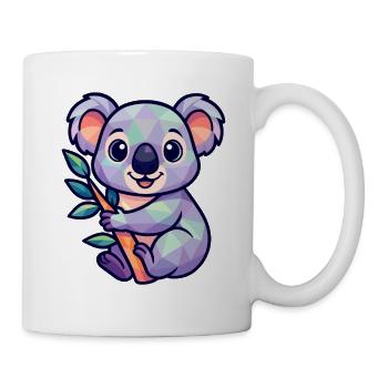 Cute koala bear in a playful design - Mug - white - Right
