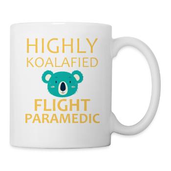 Flight Paramedic Koalafied Luftrettung - Tasse - Weiß - Rechts