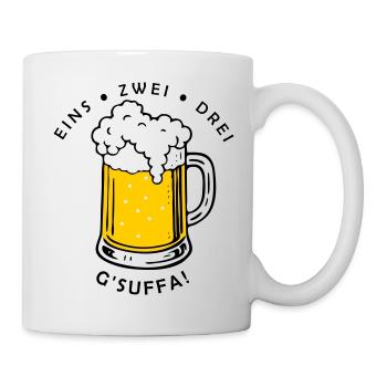 Like zwei drei - g'sigh! - Tasse - Weiß - Rechts