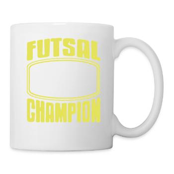 Futsal Champion Bold Player Indoor Court Win - Mug - white - Right