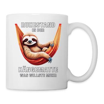 RETIREMENT IN THE HAMMOCK - Mug - white - Right