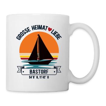 Bastorf Heimat Ostsee Mecklenburg Vorpommern Küste - Tasse - Weiß - Rechts