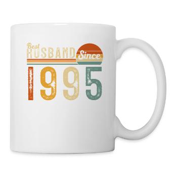Best husband since 1995 - Mug - white - Right