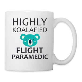 Flight Paramedic Koalafied Luftrettung - Tasse - Weiß - Rechts