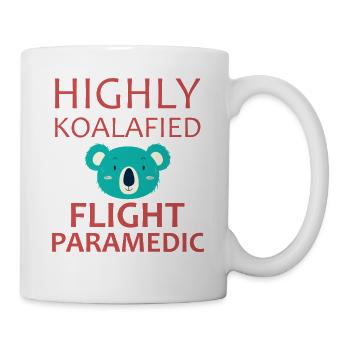 Flight Paramedic Koalafied Luftrettung - Tasse - Weiß - Rechts
