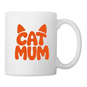 Cat Mum - Tasse - Weiß - Rechts