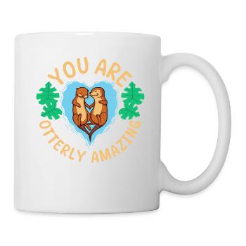 You are otterly amazing Design for a fan of animal - Mug - white - Right
