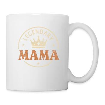 LEGENDARY MAMA Vintage Krone Beste MAMA Ever - Tasse - Weiß - Rechts