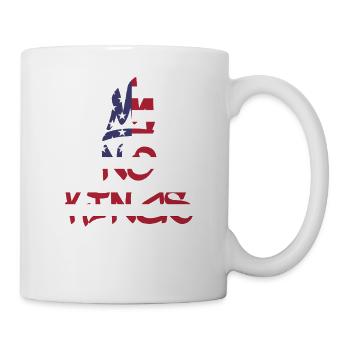 No Kings in America since 1776 Flagge USA - Tasse - Weiß - Rechts