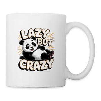 Lazy But Crazy Panda - Mug - white - Right
