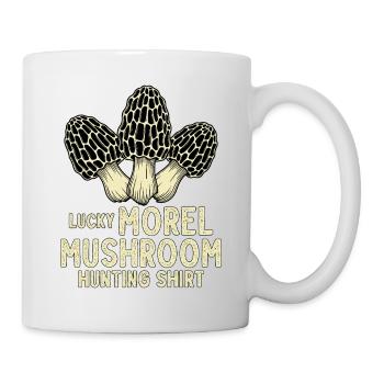 Lucky Morel Mushroom Hunting - Tasse - Weiß - Rechts