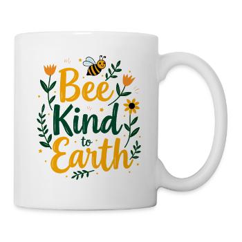 Bee Kind to Earth Bee Nature - Mug - white - Right