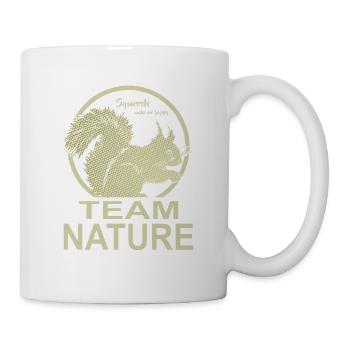 Team Nature, I like squirrels - Mug - white - Right