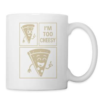 I'm Too Cheesy Pizza Comic - Mug - white - Right