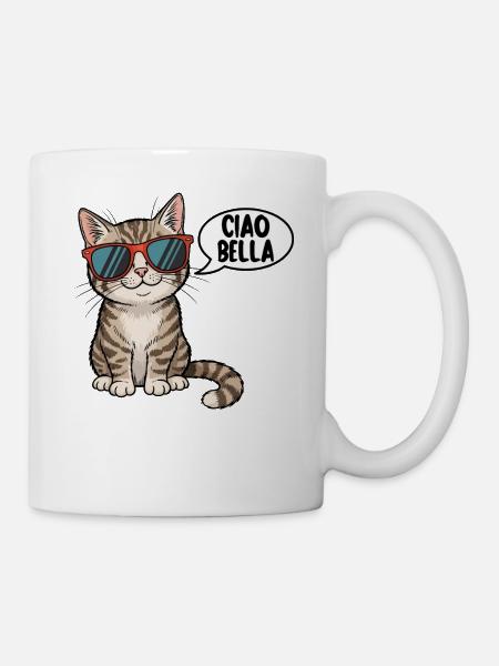 Ciao Bella - Tasse - Weiß