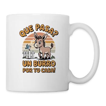 Conception amusante de l’âne - Mug blanc - blanc - Droite