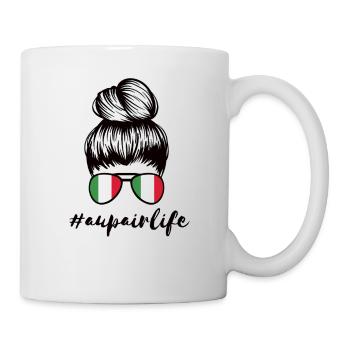 Au Pair Italien Auslandsjahr Aupair #Aupairlife - Tasse - Weiß - Rechts