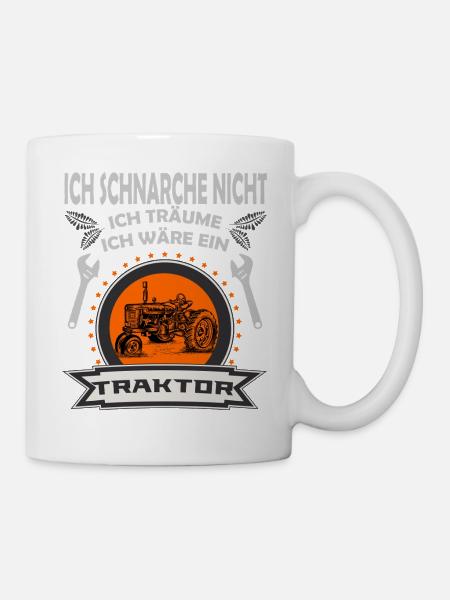 Traktor - Tasse - Weiß