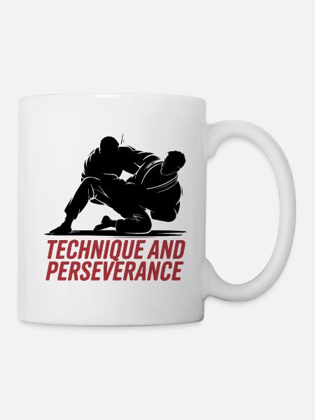 TECHNIK UND AUSDAUER - Tasse - Weiß