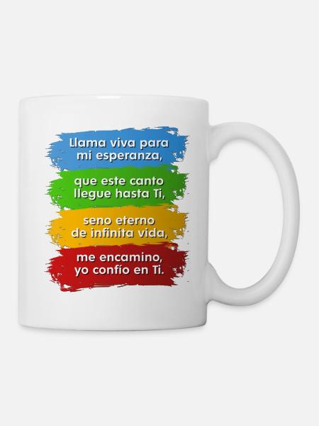 Roma 2025 Inno del giubileo Jubilee Spagnolo - Tazza - bianco