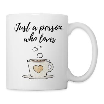 Kaffee ist meine Liebessprache - Tasse - Weiß - Rechts