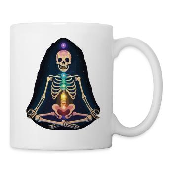 Skeletal Yoga - Chakra Meditation - Mug - white - Right
