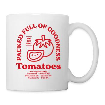 Tomatoes Nutritional - Mug - white - Right