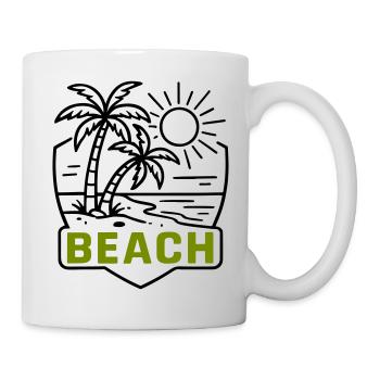 Beach Island Palm Trees - Mug - white - Right