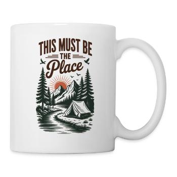 Camping - Nature is my home - Mug - white - Right