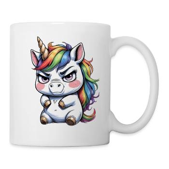 Urban Unicorn – Graffiti Style Print - Tasse - Weiß - Rechts