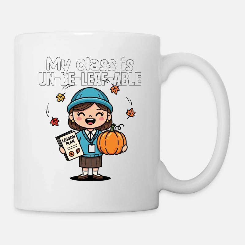 MA CLASSE N’EST PAS LISIBLE - CADEAU DE L’ENSEIGNANT - Mug blanc - blanc