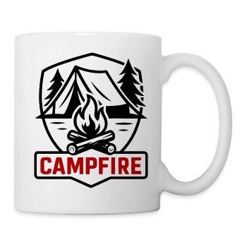 Campfire Camping Tent - Mug - white - Right