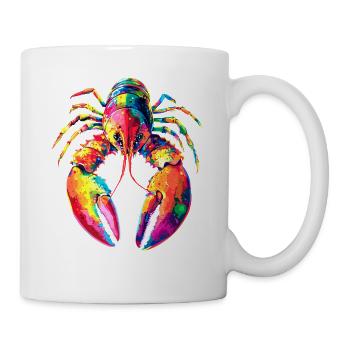 Lobster Crustaceans Large Crayfish Lobster Sweet Lobster - Mug - white - Right