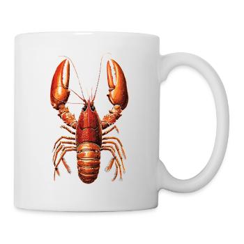 Hummer Krebstiere Großkrebs Lobster Süßer Hummer - Tasse - Weiß - Rechts