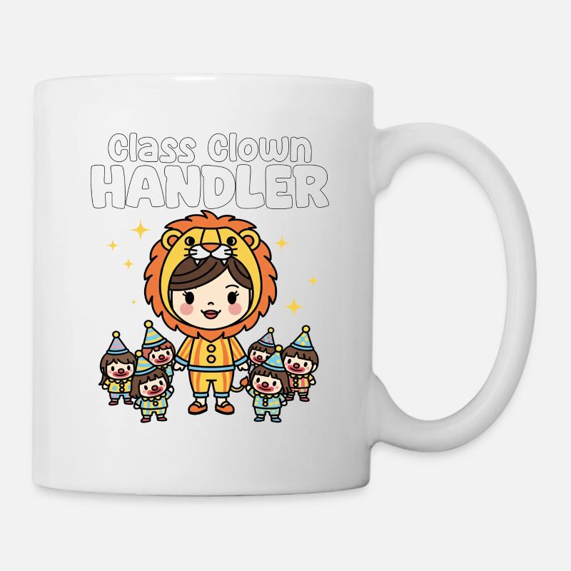 CLASSE CLOWN HANDLER - CADEAU ENSEIGNANT - Mug blanc - blanc