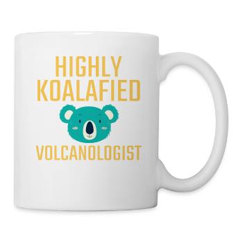 Volcanologist Koalafied Volcanology - Tasse - Weiß - Rechts
