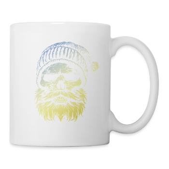 Holzfäller Skull - Tasse - Weiß - Rechts