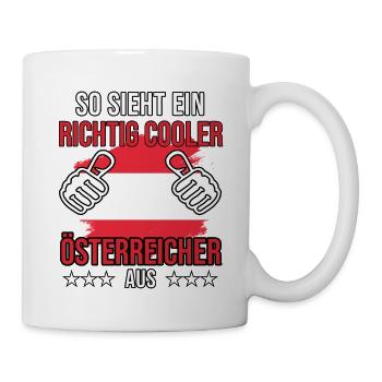 This is what a really cool Austrian looks like - Mug - white - Right