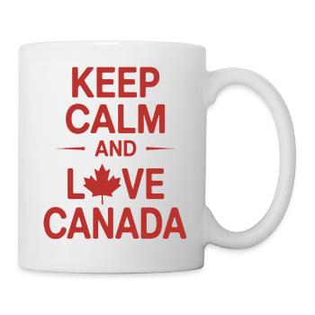 Canadian Love Heart Design - Mug - white - Right