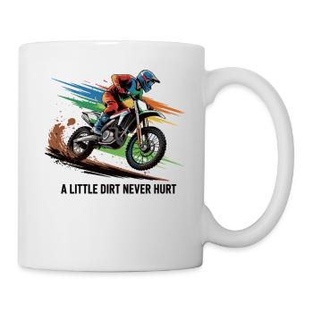 Biker Shirt for Offroad Mud Fun - Mug - white - Right
