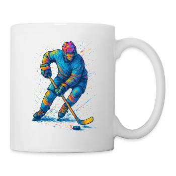 Eishockey Eishockeyspieler Mann - Tasse - Weiß - Rechts