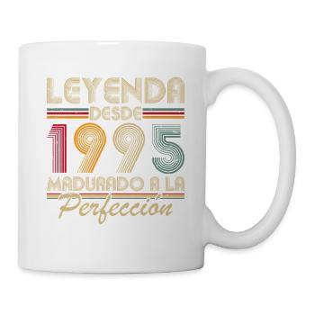 Légende depuis 1995 Cadeau d’anniversaire vintage - Mug blanc - blanc - Droite