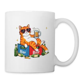 Die Lage Ist Besäufniserregend - Tasse - Weiß - Rechts