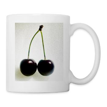 Kirsche - Tasse - Weiß - Rechts