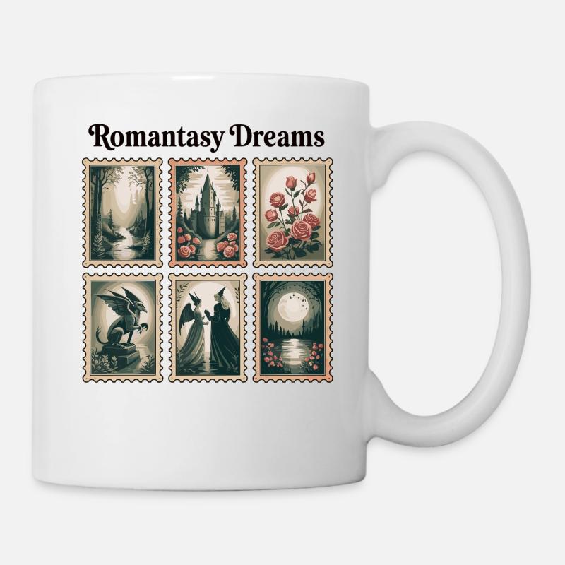 Set de tampons Romantasy - Mug blanc - blanc