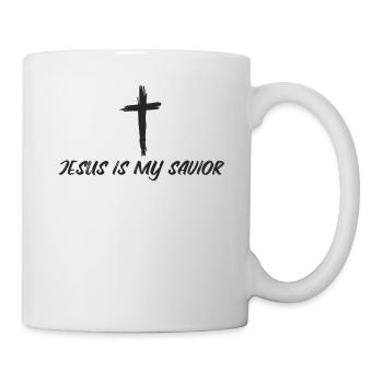 Jesus is my Savior - Christentum Glaube - Tasse - Weiß - Rechts