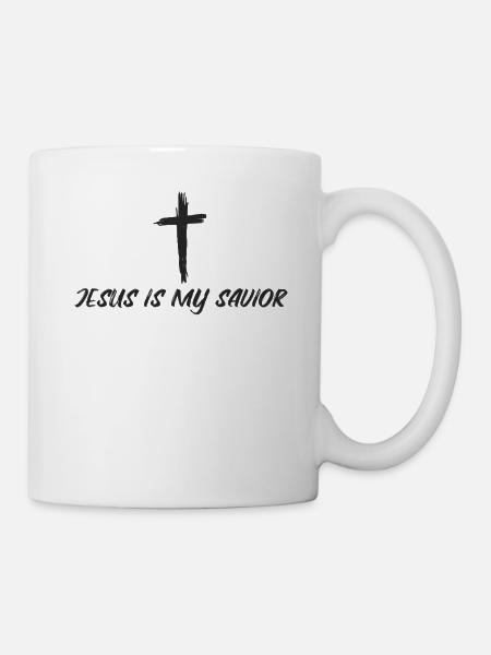 Jesus is my Savior - Christentum Glaube - Tasse - Weiß