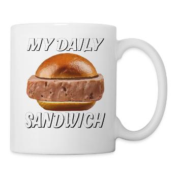FLEISCHKÄSE MY DAILY SANDWICH - Tasse - Weiß - Rechts