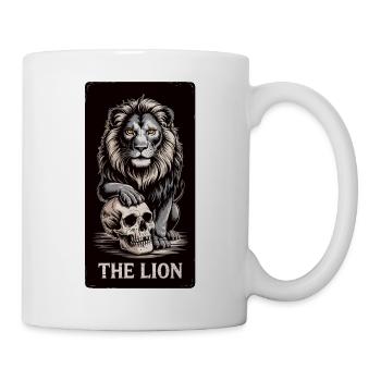 Tarot Card - Mystic Lion with Skull - Mug - white - Right
